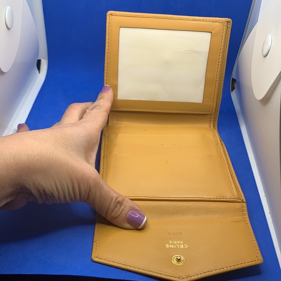 Céline
Macadam Compact In Mustard/Brown Coated Canvas Wallet - Picture 10 of 12